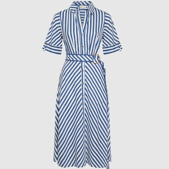 Striped Shirt Dress NWT - Picture 7 of 9